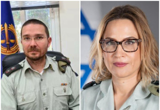 מתן סולומש, יפעת תומר ירושלמי (צילום: דובר צהל)