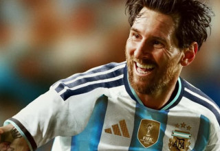 מסי במדים החדשים של ארגנטינה (צילום: צילום מסך, אינסטגרם)