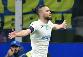 עופרי ארד חוגג מול אינטר (צילום: STEFANO RELLANDINI / Contributor)