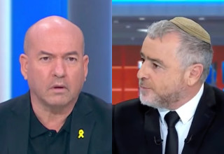 שמעון ריקלין, אייל ברקוביץ' (צילום: צילום מסך)