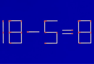 הזיזו גפרור אחד כדי לפתור את המשוואה (צילום: מערכת מעריב)