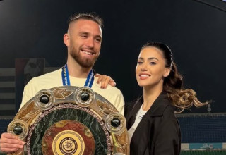 עופרי ארד ואשתו שני (צילום: מסך, אינסטגרם)