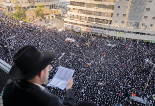 הפגנת גיוס החרדים (צילום: חיים גולדברג פלאש 90)