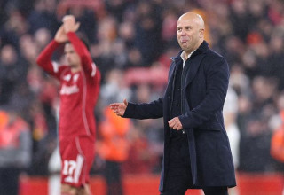 ארנה סלוט מאמן ליברפול (צילום: Alex Livesey - Danehouse / Contributor)