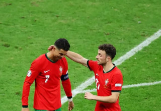 פרידה כואבת. רונאלדו וז'וטה (צילום: GettyImages)