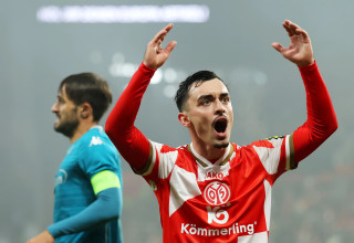 פאול נבל שחקן מיינץ (צילום: GettyImages, Alex Grimm)