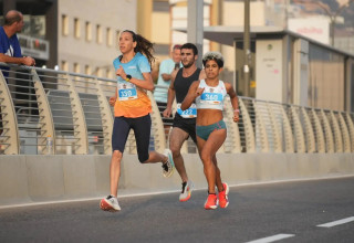 כרואן חלבי קבלאן, אלופת ישראל ב-10 ק"מ (צילום: אתר רשמי, טים נודלמן, שוונג)