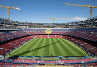 הקאמפ נואו בשיפוצים, ברצלונה (צילום: Gettyimages)