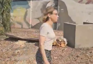 הפצ"רית לשעבר יפעת תומר-ירושלמי יצאה ברגל מנווה תרצה (צילום: צילום מסך)