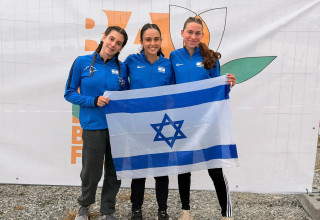 נבחרת ישראל נערות עד גיל 20 במירוצי שדה (צילום: אתר רשמי, איגוד האתלטיקה בישראל)