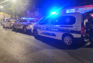 זירת הרצח ביפו, אירוע רצח שני בתוך שעות (צילום: דוברות המשטרה)