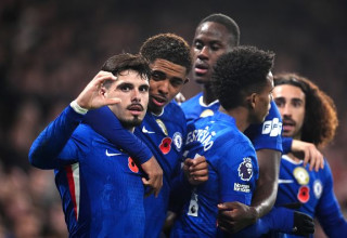 שחקני צ'לסי חוגגים (צילום: John Walton - PA Images)