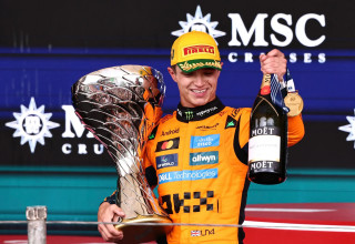 לנדו נוריס נהג קבוצת מקלארן, פורמולה 1 (צילום: רויטרס)