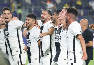 שחקני בית"ר ירושלים בטירוף (צילום: דני מרון)