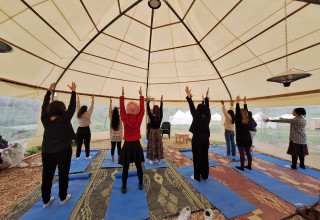 פעילות ב"חוות רימון" המסייעת לחיליים פוסט טראומטיים (צילום: באדיבות הרשות לביטחון קהילתי)