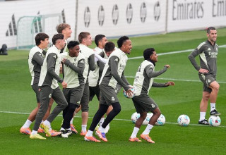 שחקני ריאל מדריד (צילום: AFP7 / Contributor)