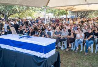 הלוויתו של ליאור רודאיף (צילום: אוריאל אבן ספיר)