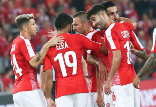 חן עזרא, מאור מליקסון, בן שהר (צילום: דני מרון)