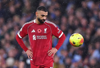 מוחמד סלאח שחקן ליברפול (צילום: Robbie Jay Barratt - AMA)