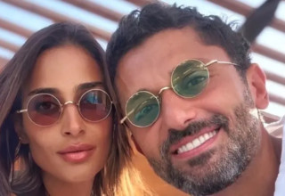 קרים מחמוד עבד אל-עזיז ואשתו (צילום: צילום מסך אינסטגרם)