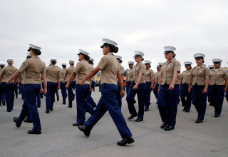 נשים בצבא ארה"ב, מארינס  (צילום: רויטרס)