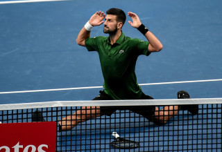 נובאק ג'וקוביץ' טניסאי סרבי (צילום: GettyImages, Milos Bicanski)