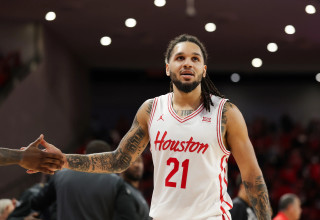 שחקן מכללת יוסטון, עמנואל שארפ (צילום: GettyImages, Kenneth Richmond)