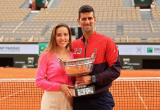 נובאק וילנה ג'וקוביץ' (צילום: Clive Brunskill/Getty Images)