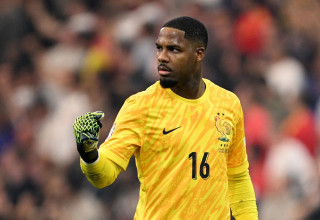 מייק מניאן שוער נבחרת צרפת (צילום: רויטרס)