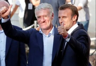 מקרון ודשאן. ביקורת חריפה על נשיא צרפת (צילום: רויטרס)