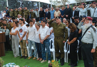 הלווייתו של סגן הדר גולדין, נובמבר 2025 (צילום: חיים גולדברג פלאש 90)