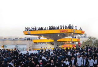 הפגנת הענק החרדית בירושלים אוקטובר 2025 (צילום: חיים גולדברג פלאש 90)