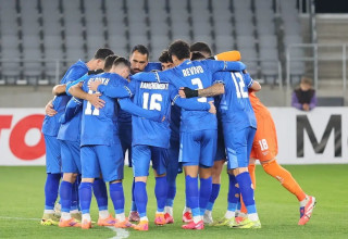 שחקני נבחרת ישראל (צילום: אודי ציטיאט)