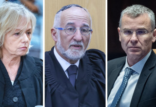 גלי בהרב מיארה, יריב לוין, אשר קולה (צילום: דוד כהן, פלאש 90,יונתן זינדל פלאש 90)