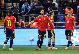 שחקני נבחרת בלגיה (צילום: Gettyimages)