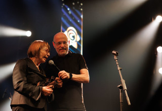 יואב גינאי ורבקה מיכאלי (צילום: שלומי פינטו, אקו״ם)