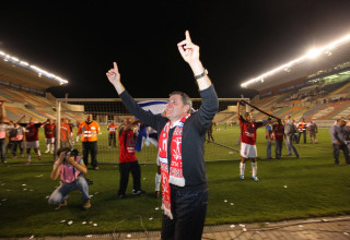 אלי גוטמן חוגג דאבל בלתי נשכח (צילום: צילום: פלאש 90, מעריב)