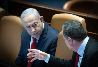 בנימין נתניהו, ישראל כ"ץ (צילום: יונתן זינדל, פלאש 90)