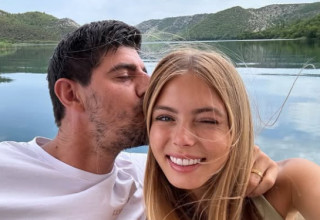 מישל גרציג וטיבו קורטואה (צילום: אינסטגרם)