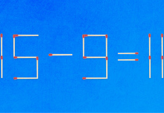 הזיזו רק גפרור אחד כדי להגיע לפתרון (צילום: מערכת מעריב)