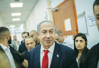 משפט נתניהו (צילום: חיים גולדברג פלאש 90)