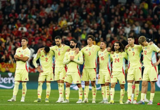 שחקני נבחרת ספרד (צילום: Gettyimages)