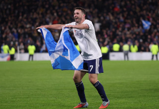 שחקן נבחרת סקוטלנד ג'ון מקגין (צילום: רויטרס)