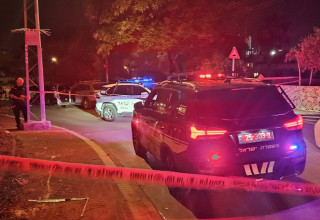 זירת האירוע בחדרה (צילום: תיעוד מבצעי מד''א)