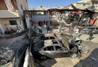 התקיפה בלבנון (צילום:  MAHMOUD ZAYYAT/AFP via Getty Images)