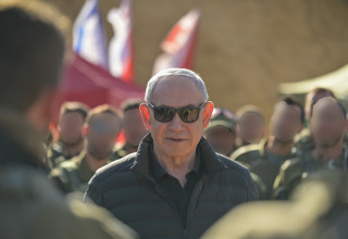 נתניהו מבקר בסוריה  (צילום: קובי גדעון לע"מ)