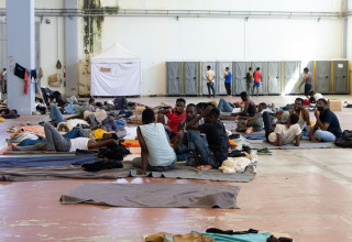 מרכז מהגרים באירופה (צילום: צילום מסך לפי סעיף 27א)