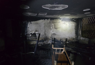 גל שריפות בבאר שבע (צילום: מתנאל בושרי)