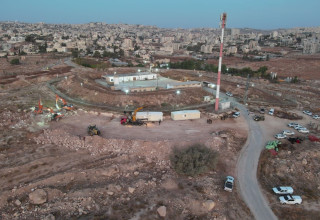 הקמת היישוב סמוך לבית לחם (צילום: דוברות המועצה האזורית גוש עציון)