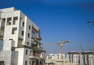 שכונה בבנייה (צילום: מיכאל גלעדי, פלאש 90)